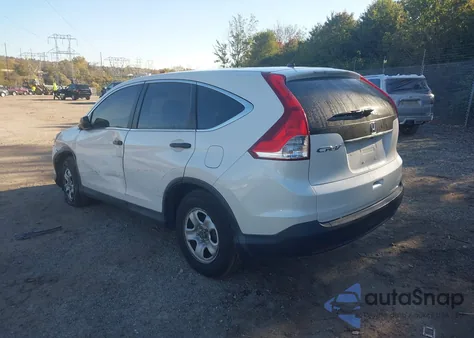 2013 Honda Cr-V Lx z USA, uszkodzony, nr VIN 5J6RM3H31DL012684